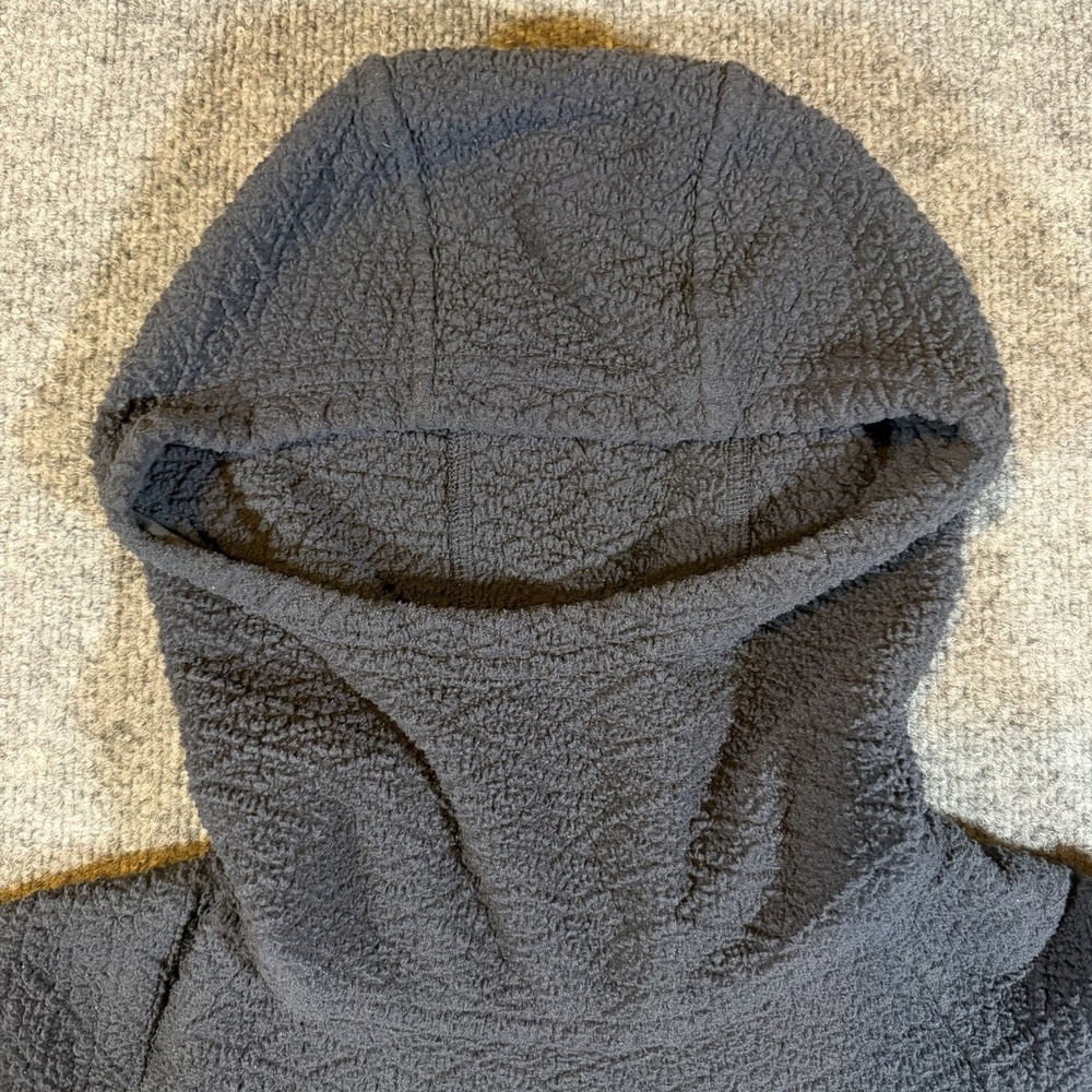 Patagonia Diamond Capra Fleece Pullover Hoodie Sweater Womens S Navy Blue - Picture 4 of 13